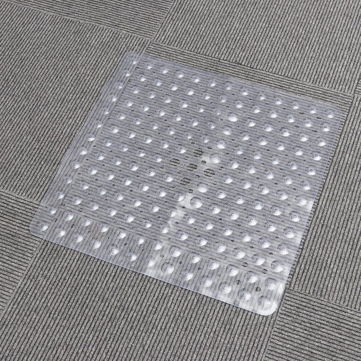 

PVC Bath Mat Non-Slip Shower Mat with Strong Suction Cups for Bathtub and Shower Stall Comfortable Textured Surface Easy Clean