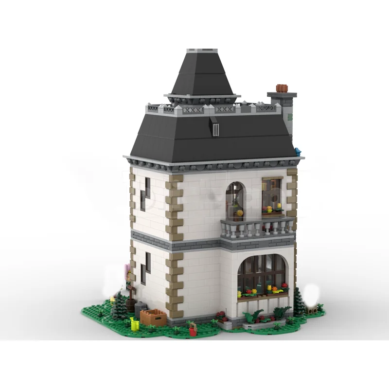 مدينة شارع عرض Moc قوالب بناء وحدات خمر منزل الأسرة نموذج التكنولوجيا كتل عيد الميلاد لتقوم بها بنفسك لعبة هدايا البناء #4