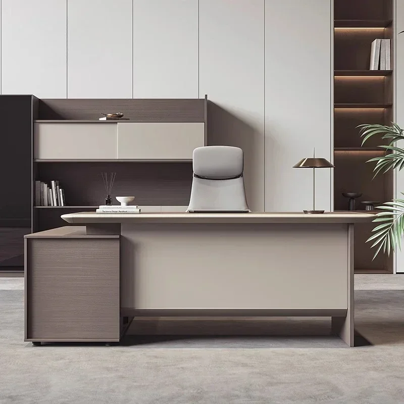 Supervisor Office General Manager Boss Desk Study Computer Desks Motion Gaming Table Offices Sedentary Tables Filing Cabinets