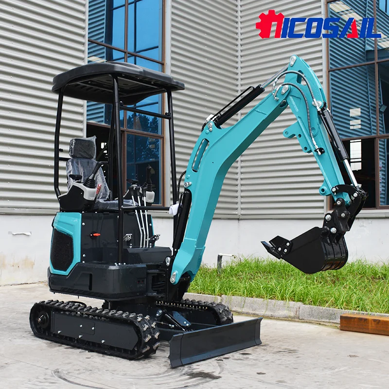 Hot Sale China 1.8 Ton Mini Excavator Small Digger Household Farm Used Excavators 2 Ton Mini Excavator Prices