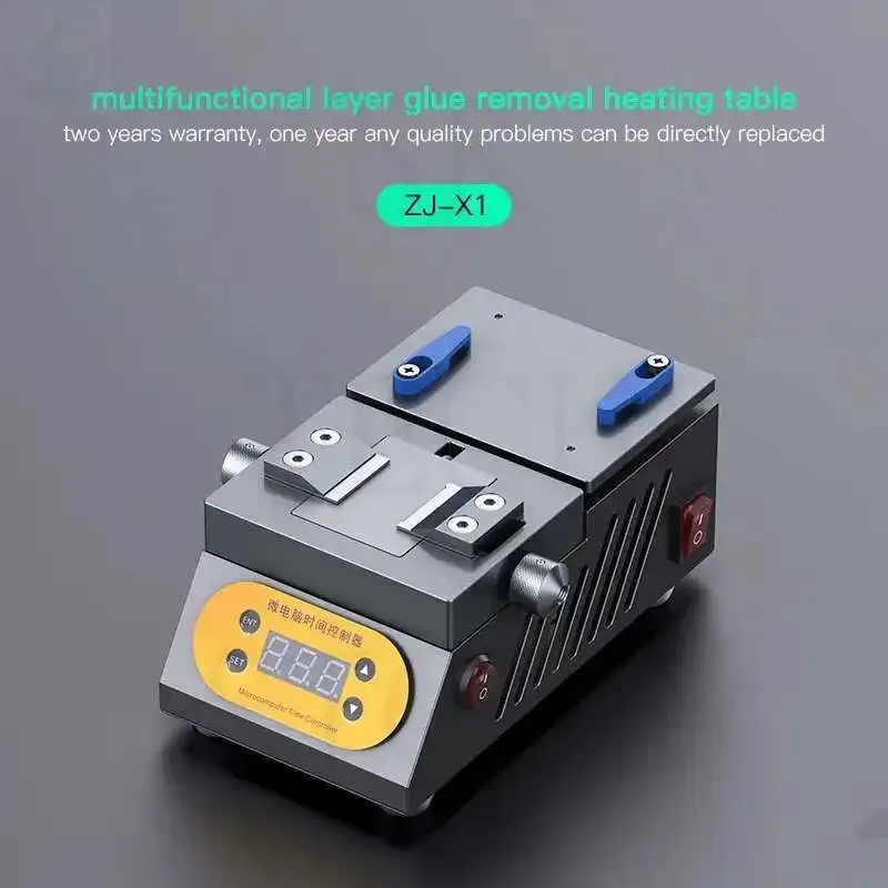 

Preheating Station Glue Removal Machine ZJ-X1 Mutifunctional Layered Preheater Platform Anti-Spray Tin For iPhone Huawei Android
