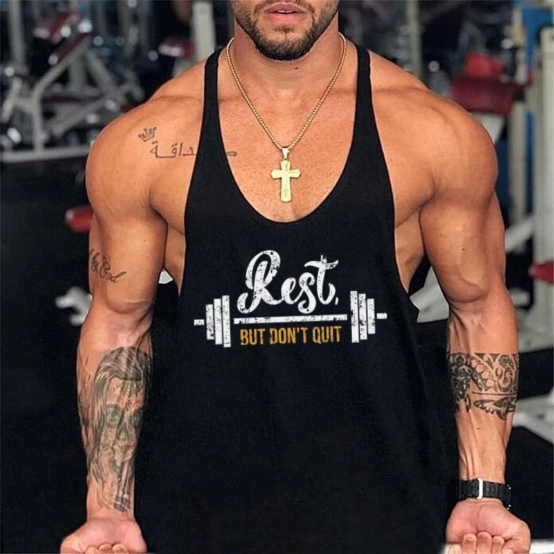 

Men's Fitness Racerback Tank Top – Stringer Muscle Vest, Breathable Stylish for Bodybuilding, Training & Active Lifestyle Choice