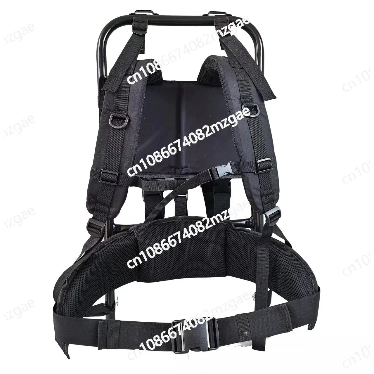 Heavy-Duty Aluminum Alloy Backpack Frame - Portable Folding Design for 60kg Mountaineering Camping Rescue Outdoor