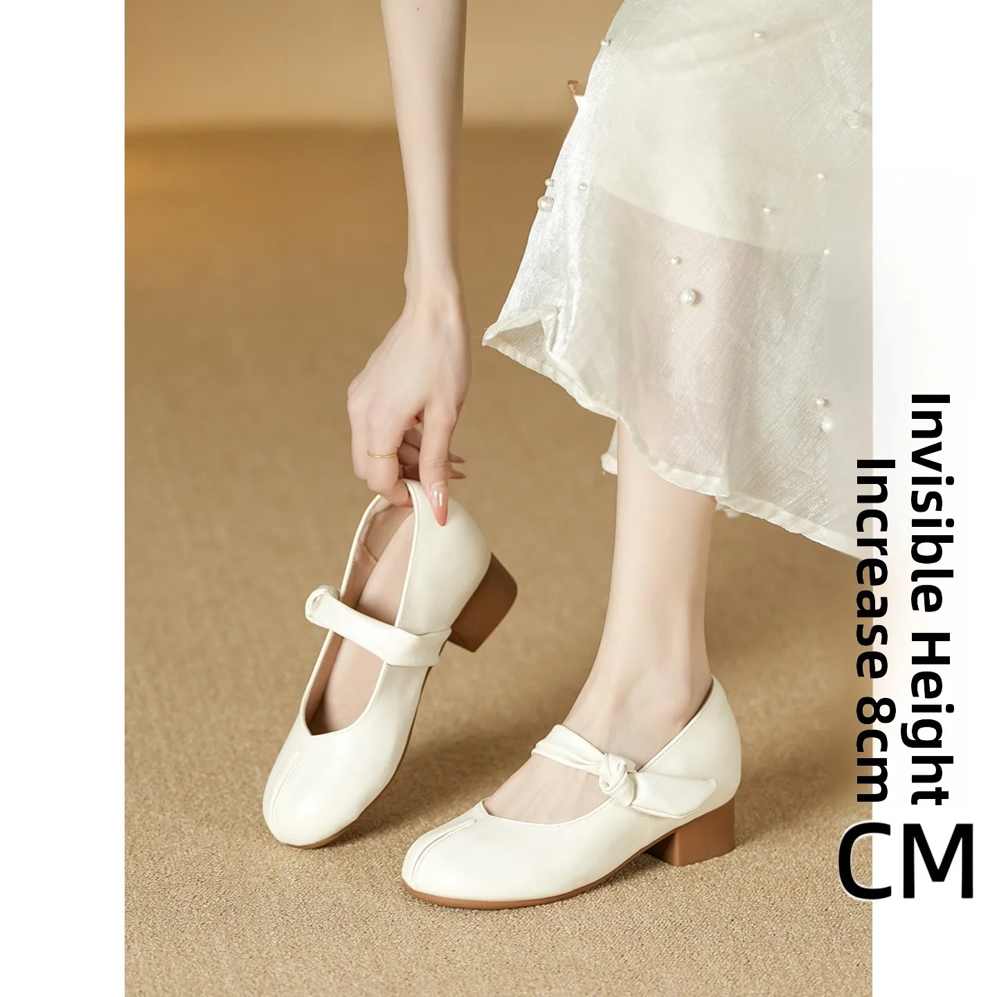 leather-mary-jane-ballet-flats-women's-summer-2026-soft-leather-high-heeled-shoes-round-toe-thick-heel-casual-fashion-footwear