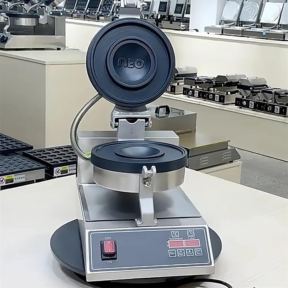 Snack Baking Equipment Commercial Sandwich Panini Hamburger Press Grill Machine Electric Big UFO Burger Maker Machine