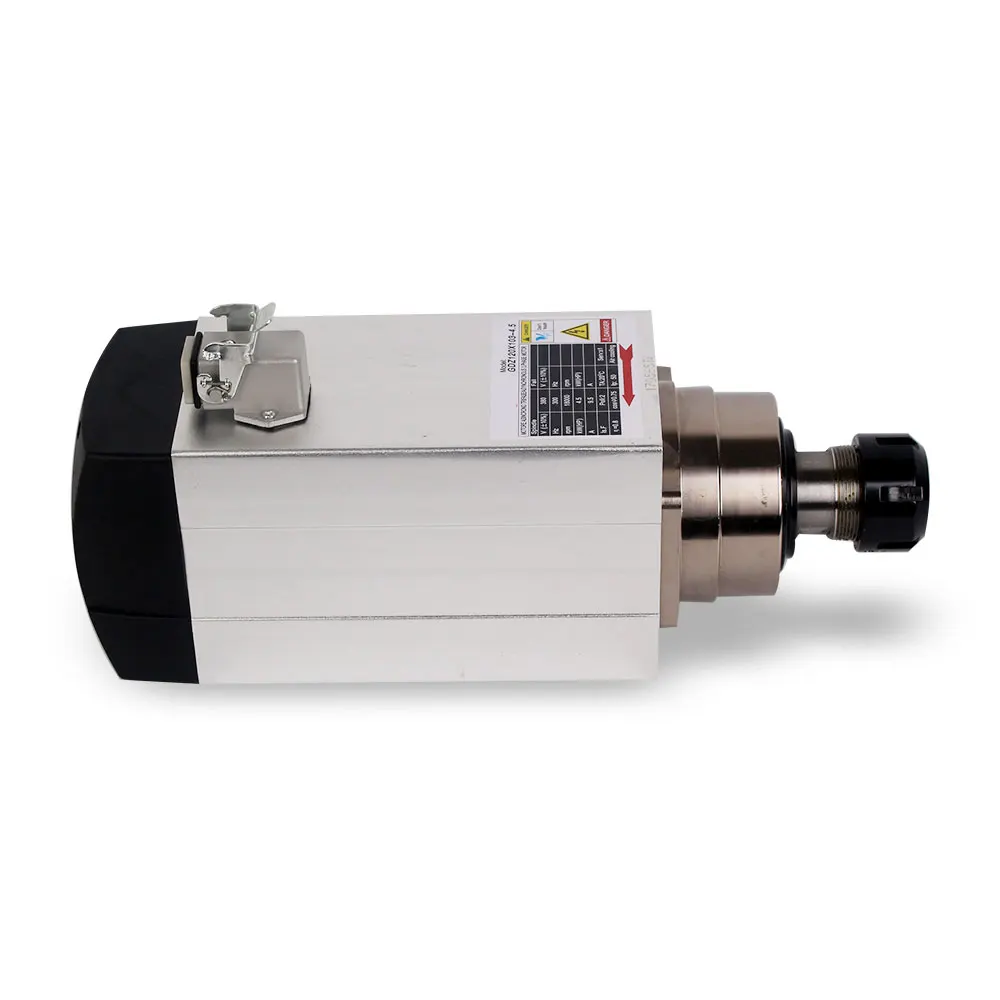 MTC 4.5kw High Speed 300Hz ER32 Spindle Cnc High Torque Fan Cooled Spindle Cnc Spindle Motor