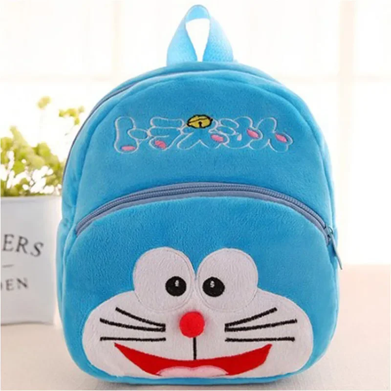 

Doraemon Backpack Kindergarten shoulder bag Cute Baby Children Plush Schoolbag boy girl Cartoon Storage Bag handbag