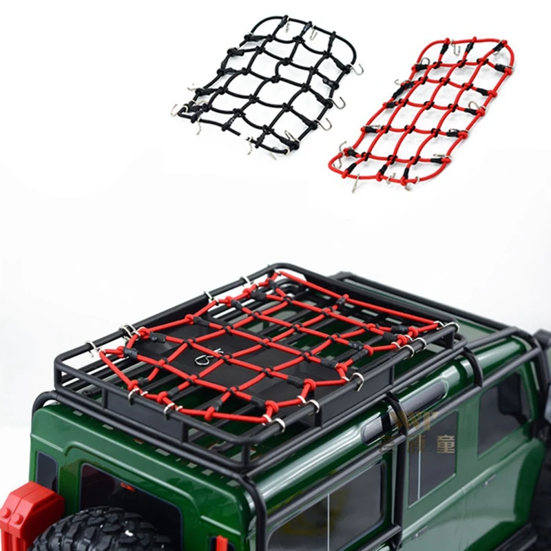 12PCS Simulated Decoration Suitcase Luggage Net Shovel For TRX4 Defender SCX10 90046 90047 MST Jimny VS4 Red