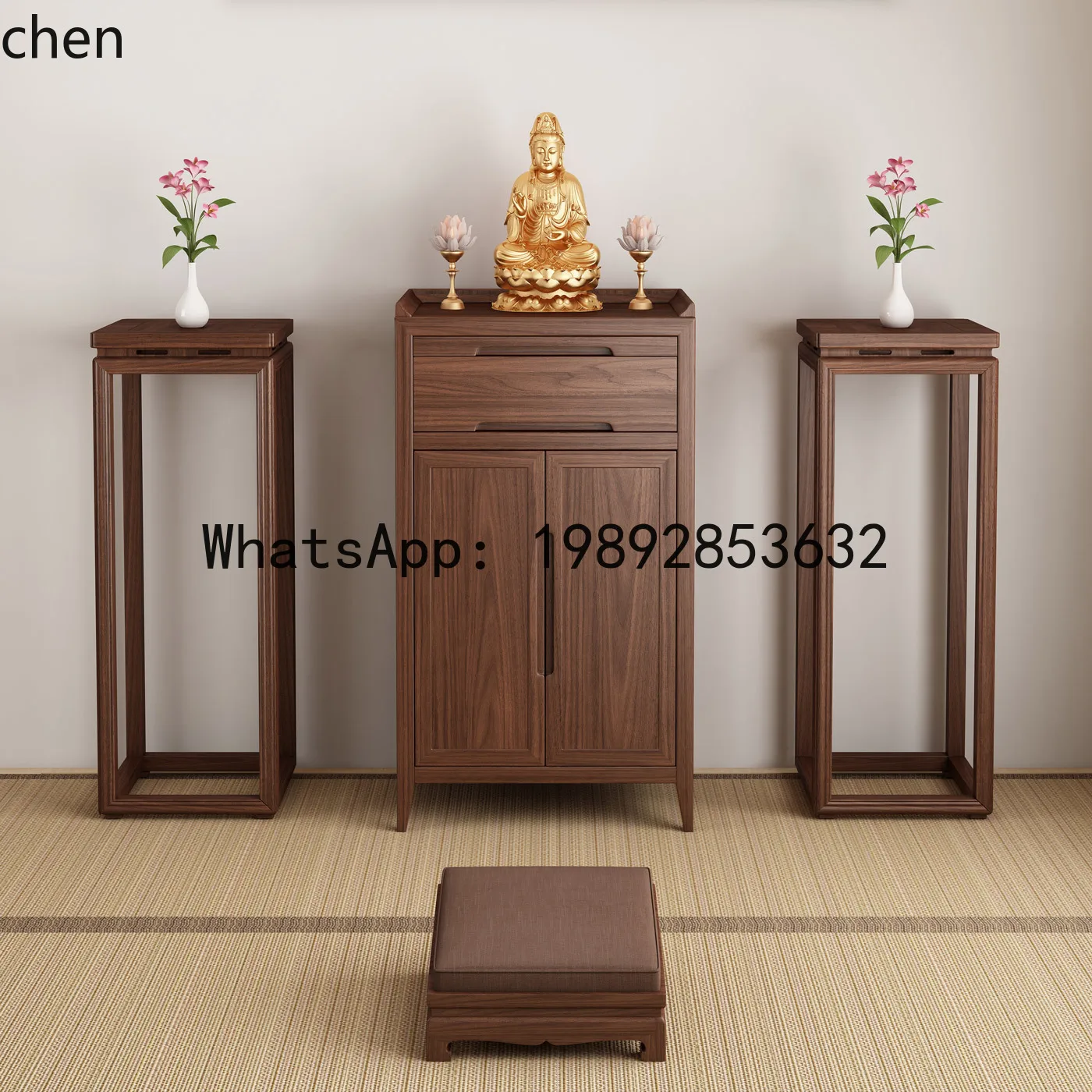 

FG-27 new Chinese style Guan Gong table incense table small Buddha Buddha table Gongtai modern simple God of Wealth