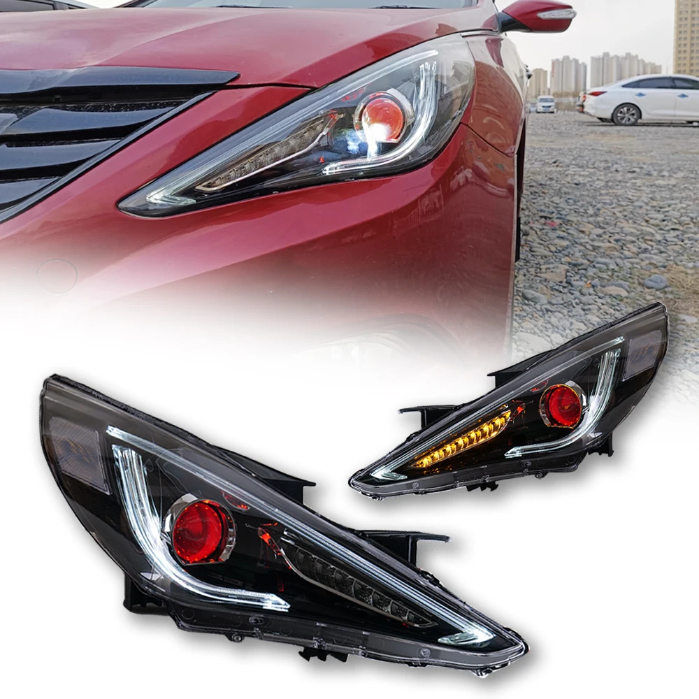 

Car Lights For Hyundai Sonata 2011-2015 LED Car Lamps Daytime Running Lights Dynamic Turn Signals Car Accessories