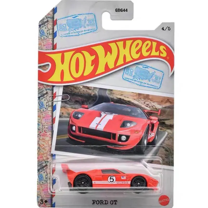 Hot Wheels GDG44 Stamp set  McLAREN SENNA/LAMBORGHINI/ASTON MARTIN/FORD GT/AUDI R8 1/64Scale Die-Cast Model Car