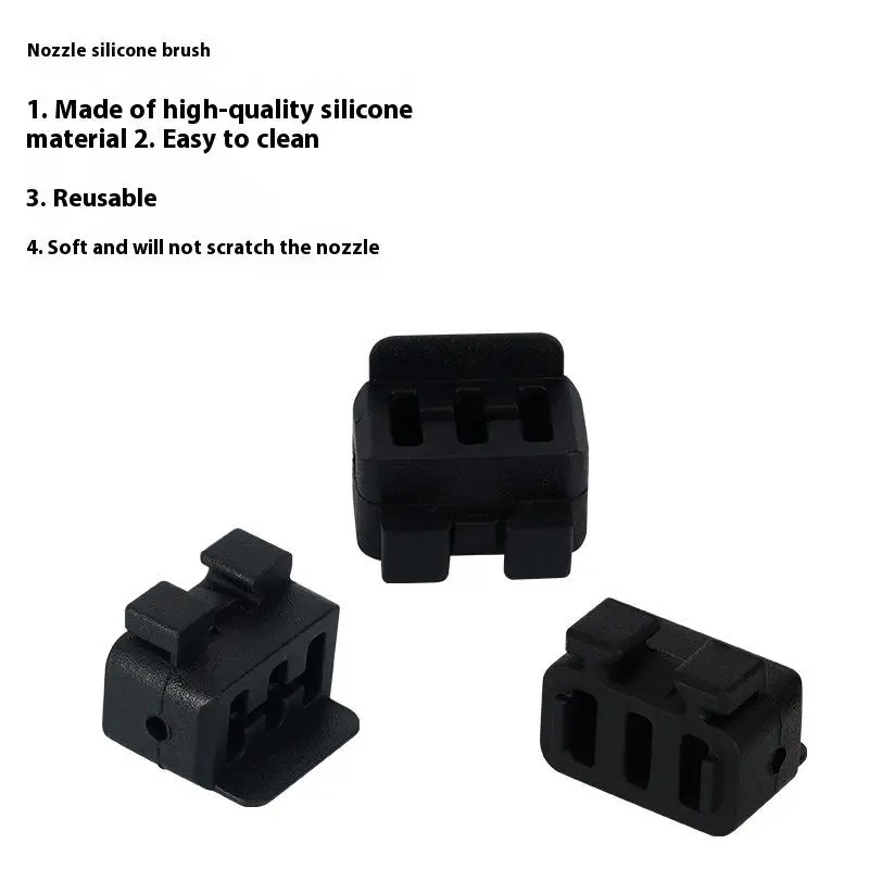 Bambu Lab H2D Hotend siliconen ruitenwisser - mondstukreinigingsborstel op hoge temperatuur voor 3D-printer