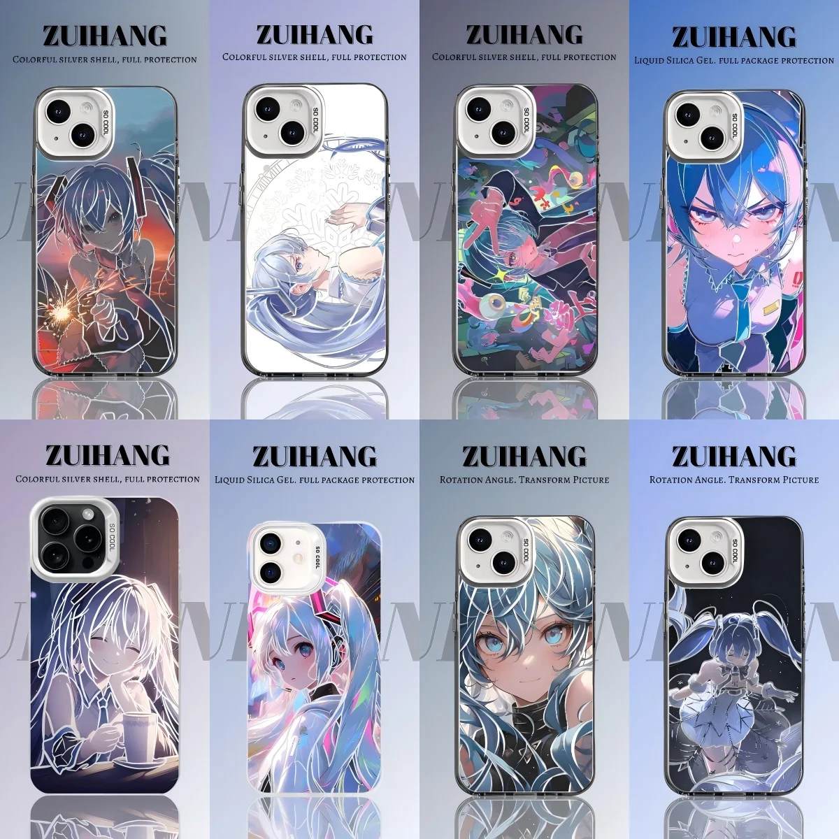 Comics H-Hatsune Cute Mikus Phone Case for Samsung Galaxy A27 A37 A57 A17 A16 A35 A55 A25 A05S A56 A54 A36 A34 A24 A26 4G 5G