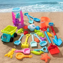 Summer Beach Sand Play Toys for Kids SandBox Set Kit Water Toys Sand Bucket Pit Tool Outdoor Toys for Children Boy Girl Gifts