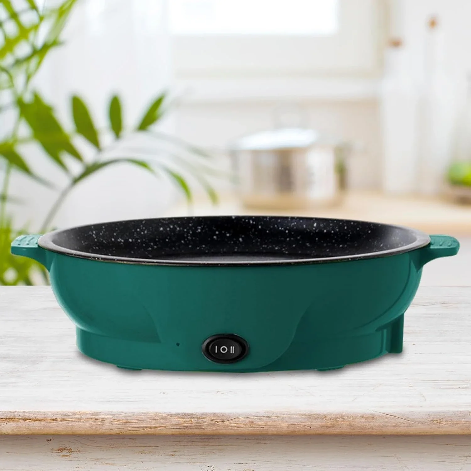 

Portable Multifunctional Indoor Grill Griddle - 110V BBQ Skillet for Indoor Frying Smoker digital Silicone mold Bbq grill cover