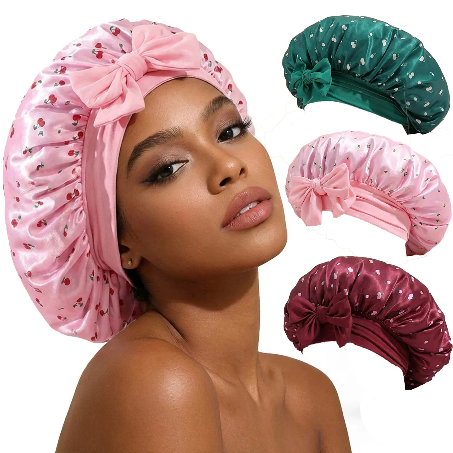 Bonnet Hair for Sleeping Softer Than Silk Bonnet For Sleeping Women Secure Fit, Adjustable, Night Cap For Curly & Textured