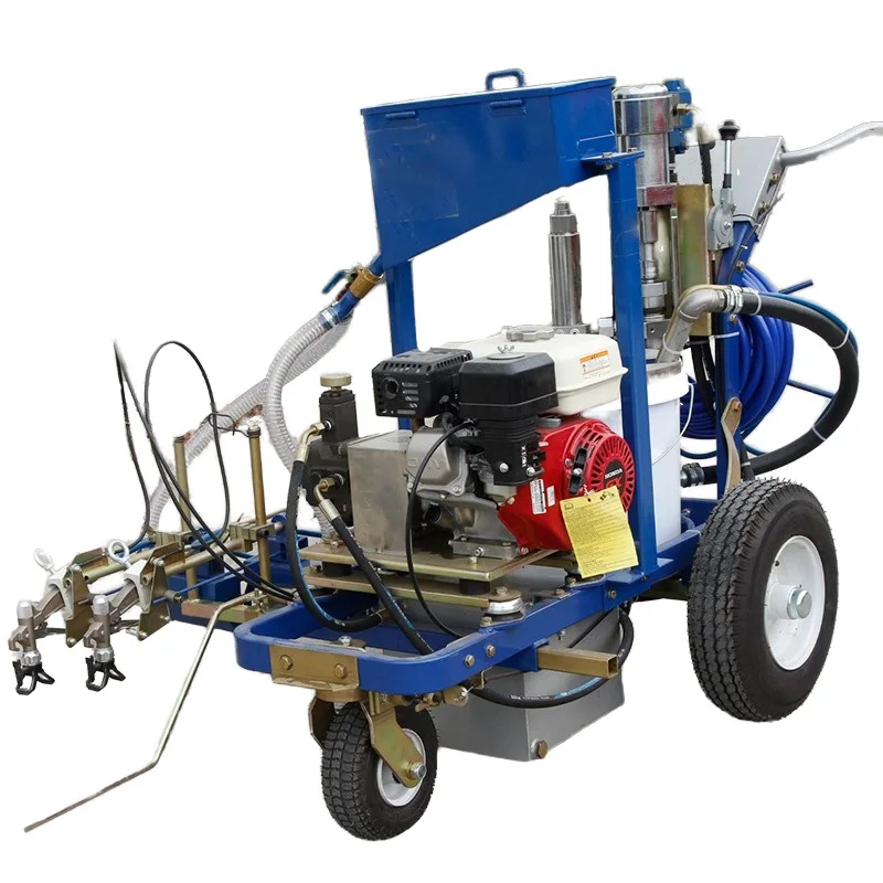 Kaltspray Airless Road Line Marking Machine Hocheffiziente Straßenmarkierungsausrüstung