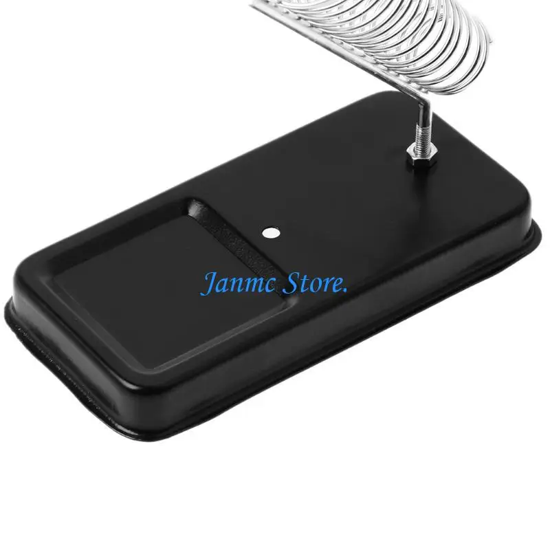 Soldering Iron Metal Stand Holder Safety Protect Base Support Station LX0C