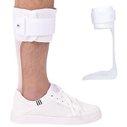 AFO Drop Foot Brace, starre Knöchel-Fußorthese, Unterstützung für Spaziergänge mit Schuhen, langlebige, leichte Fuß-Drop-Schiene aus Polyethylen