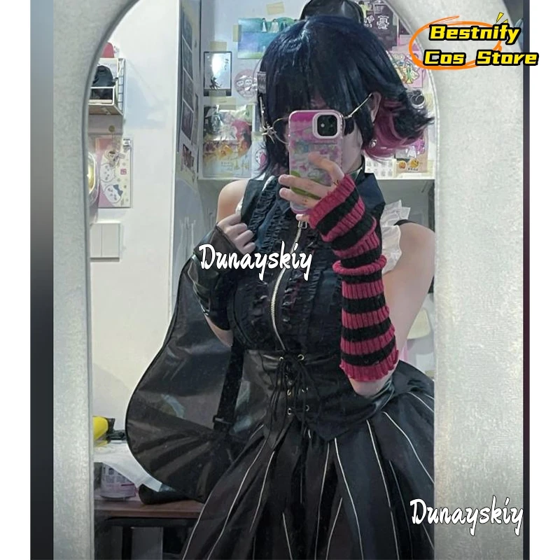 

Bestnify Cos*/Ellen Joe Doujin Uniform Ellen Joe Cosplay Costume Wig Hair Game Zenless Zone Ellen Joe Cosplay Shark Women