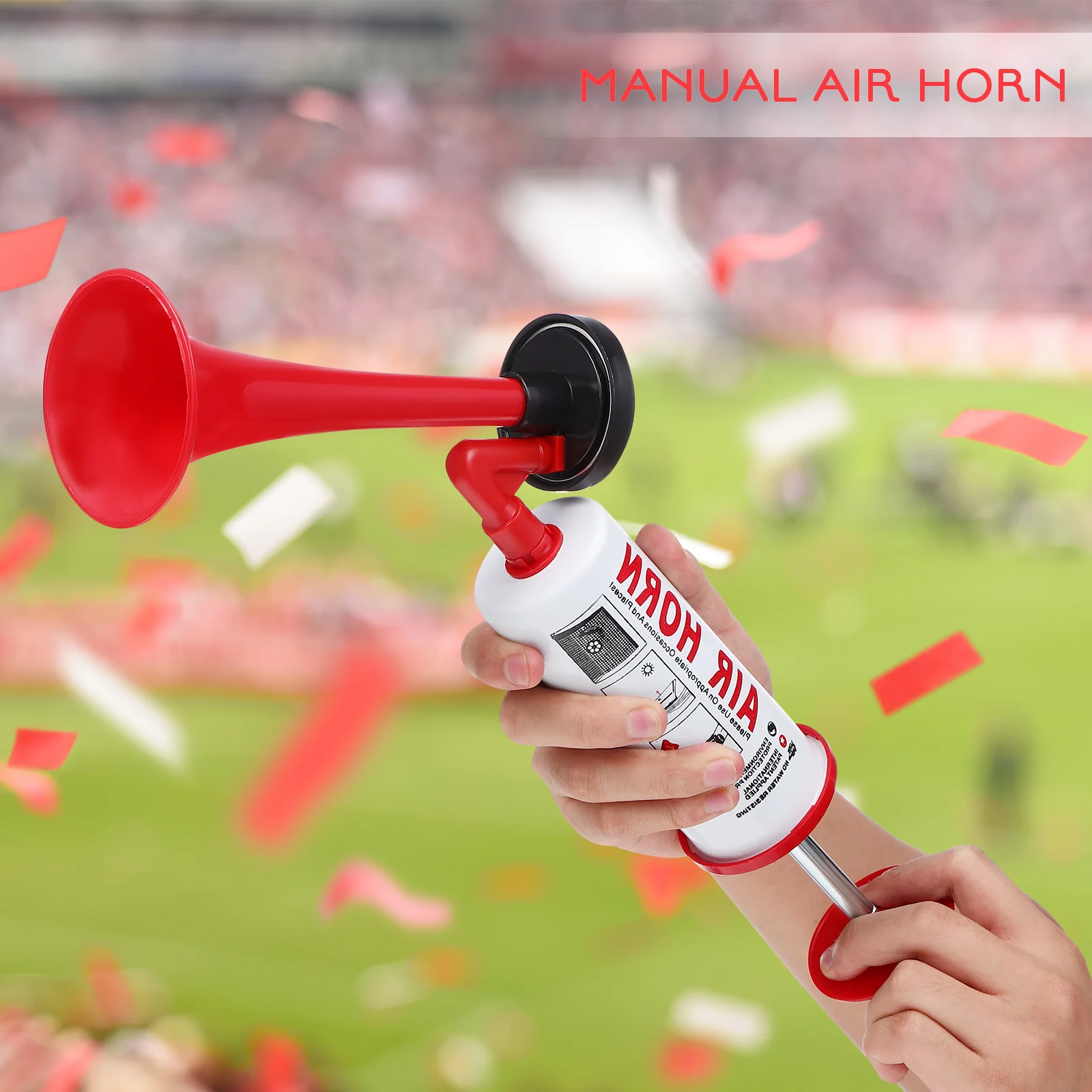 Air Horn Pump Boat Horns Portable for Dogs Safety Wild Animals Funny Car Sporting Events