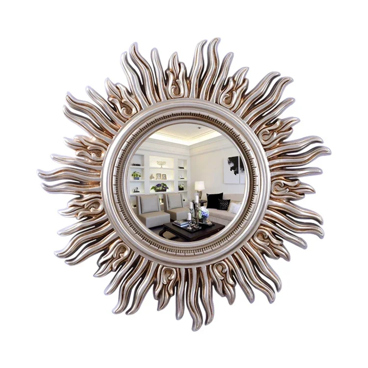

Entrance fireplace European decorative aisle decorative wall hanging mirror bathroom mirror
