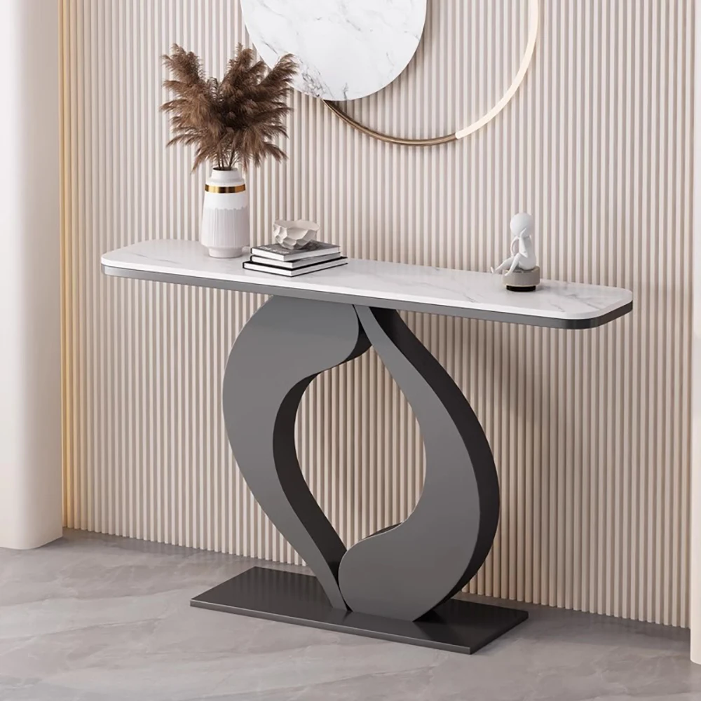 

Luxury Elegant Corner Table Modern Fashion Unique Fashion Entryways Table Simple Delicacy Tavolo Salotto Hallway Table Furniture