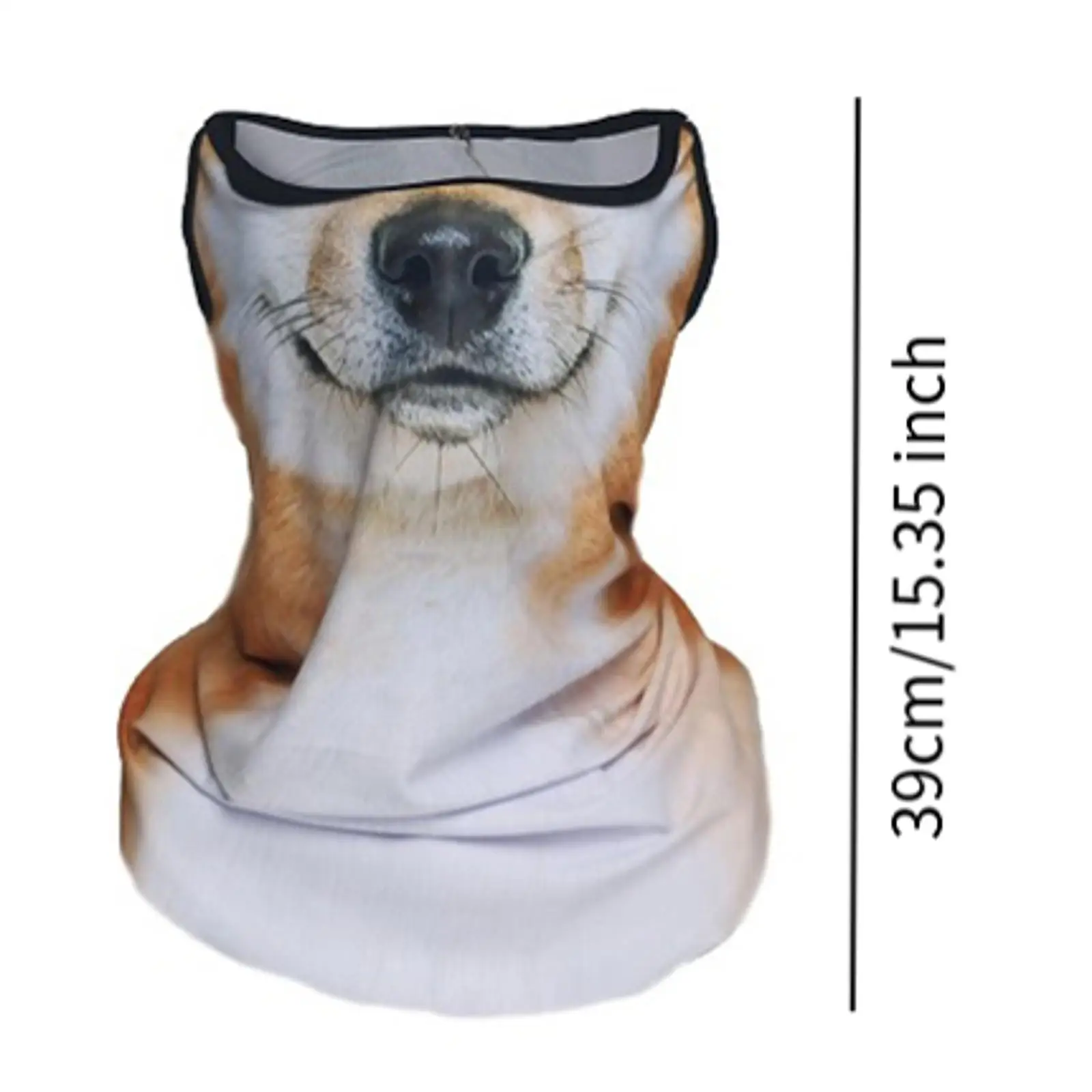 Outdoor Activities Thin Summer Face Covering Breathable Sun Protection Neck Gaiter Scarf for Riding and Activewear