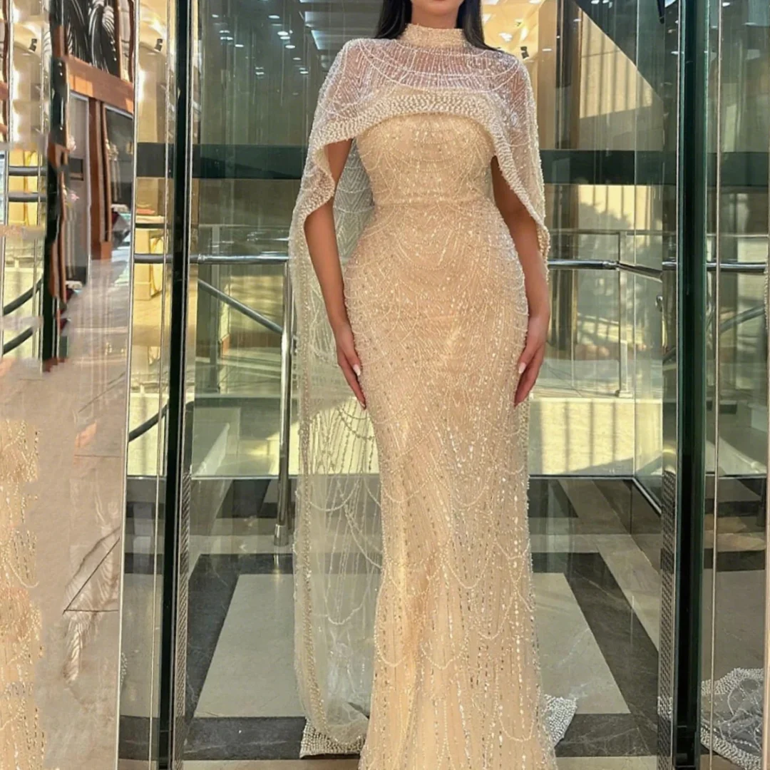 Abiti estivi in tessuto glitterato 2025 Abito da festa donna Sharon Abito da ballo Abiti da sera Donne di lusso personalizzate