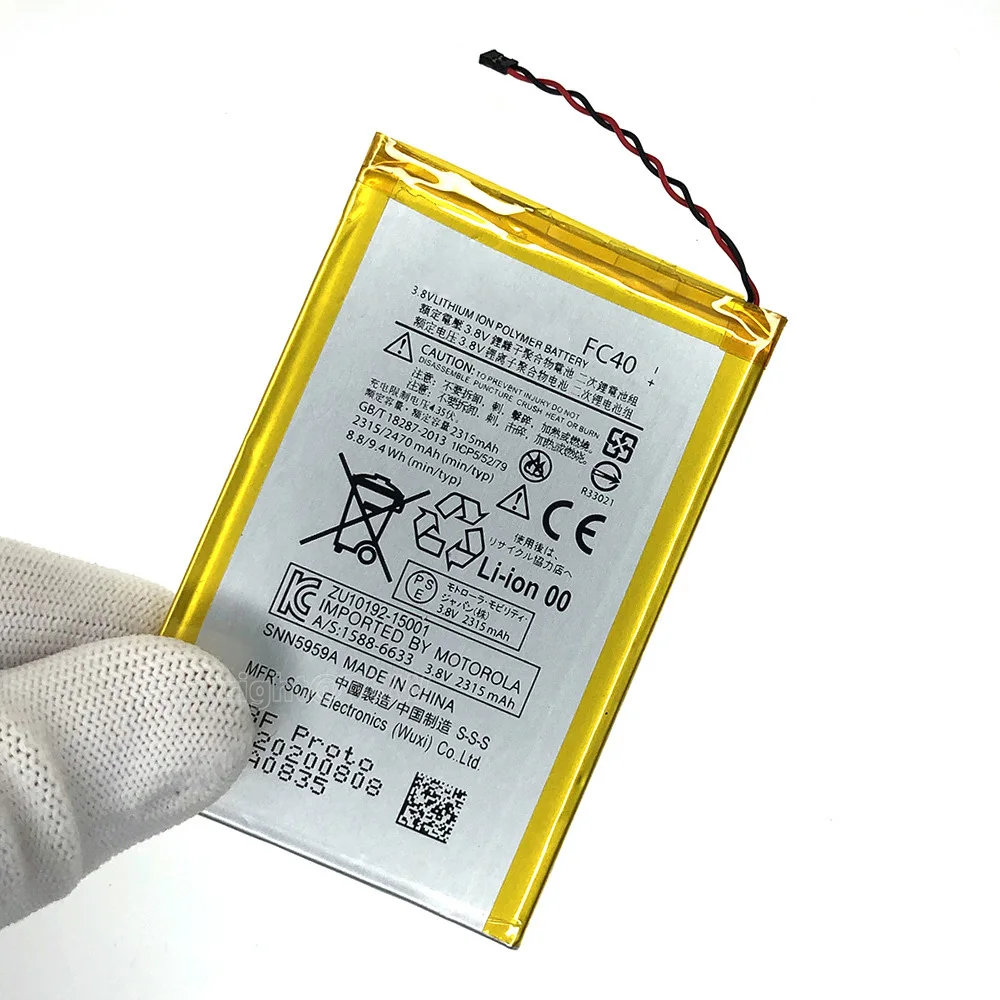 Original Genuine FC40 Battery SNN5965A 2315mAh For Motorola Moto G 3rd G3 XT1540 XT1541 XT1543 XT1544 XT1548 XT1550 XT1557