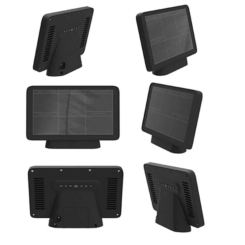 AA87 ЖК-метеостанция, беспроводной цифровой термометр, электрический внутренний/наружный термометр, гигрометр, вилка европейского стандарта, простой в использовании