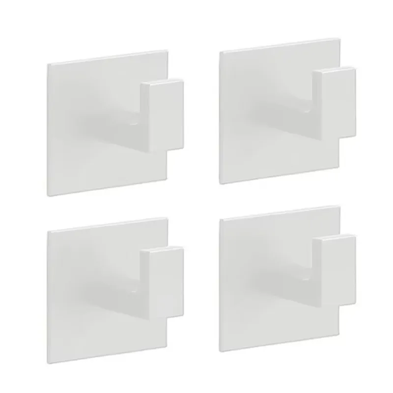 

Adhesive Wall Hook Cloth Coat Bag Hat Hanging Rack Shower Robe Hook Bathroom Kitchen Towel Hooks Holder Multi functional Hook