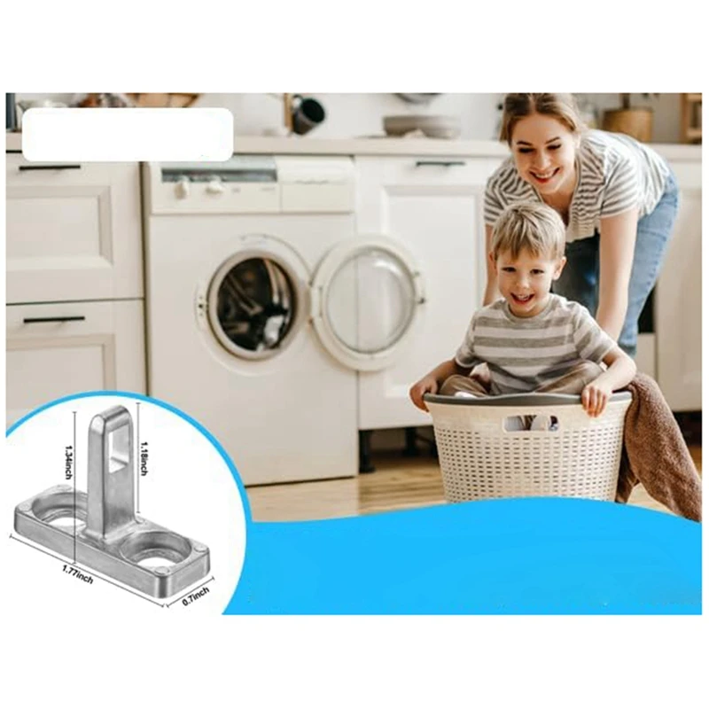 مزلاج باب للإكسسوارات والملحقات ، أجزاء غسالة الباب وملحقاتها ، غسالة ، غسالة ، عبوة 2