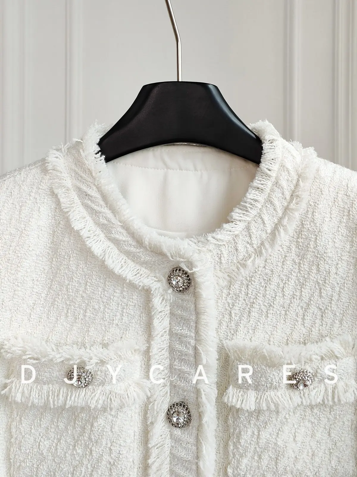 New Exquisite tassel woven tweed fashion jacket, versatile temperament top big  size