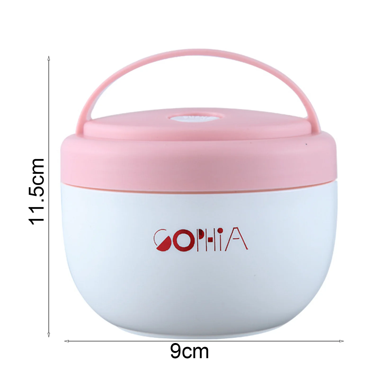 Microwaved Lunch Breakfast Cup Plastic Soup Cup Portable Lidded Soup Bowl Insulated Food Container Lunch Box Bento Box ланч бокс