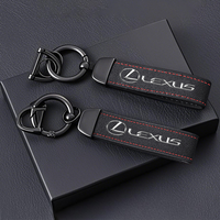 Car Suede Leather Keychain Alloy Keyring Pendant Accessories For Lexus F SPORT ES RX NX LS UX LM LX GX LC RZ IS CT GS RC HS LBX