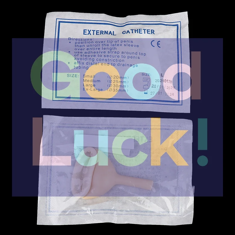 【WA】20/25/30/35MM Male External Catheter  Sterilized Latex Catheter  Collector Elderly Incontinence Urinary Latex Sleeve