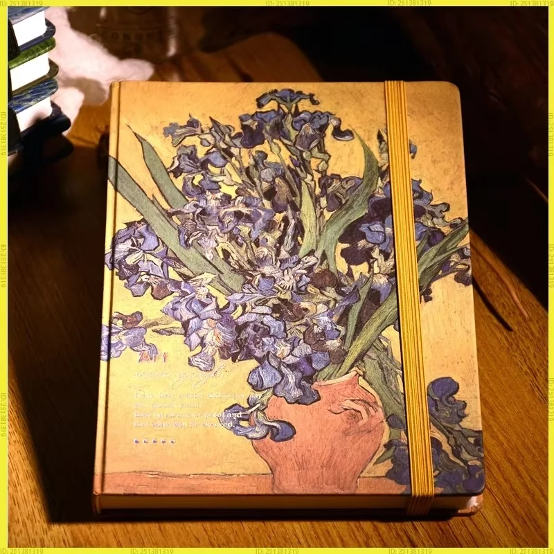 빈티지 스트랩 A5 드로잉 노트 두꺼운 바인딩 하드 커버 스케치북 빈 프리미엄 스케치북 학교 사무용품