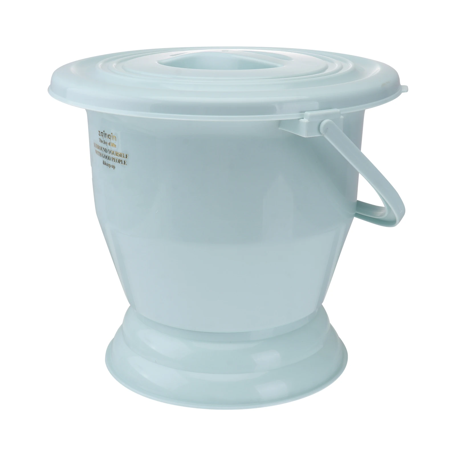 

1pc Handheld Potty Adult Convenient Pot Thickened Plastic Bed Pan Portable Urinal Chamber Pot With Lid For Elder Children