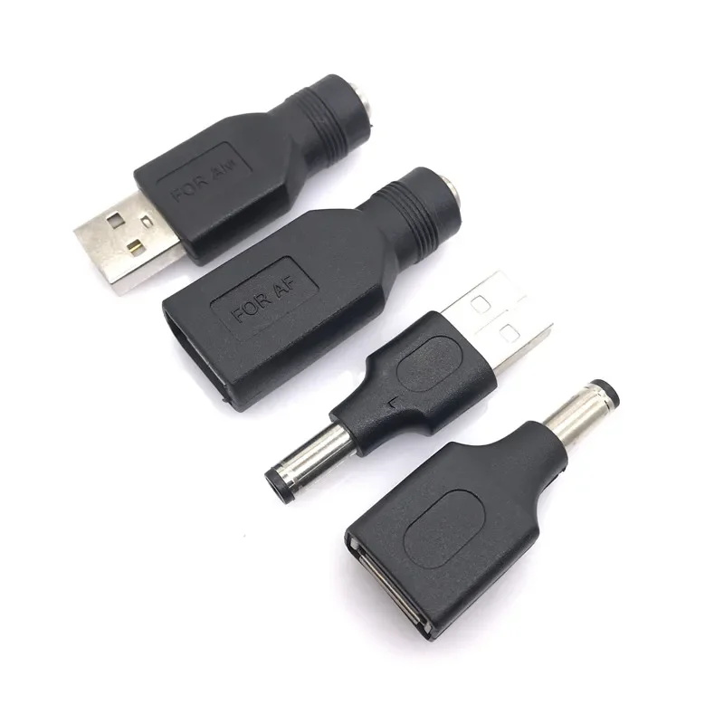 AC TO DC Adapter Plug USB Male Female To DC Female DC 5.5 * 2.1MM Power Converter 5V Plug Charging Adapter Converter USB Plug