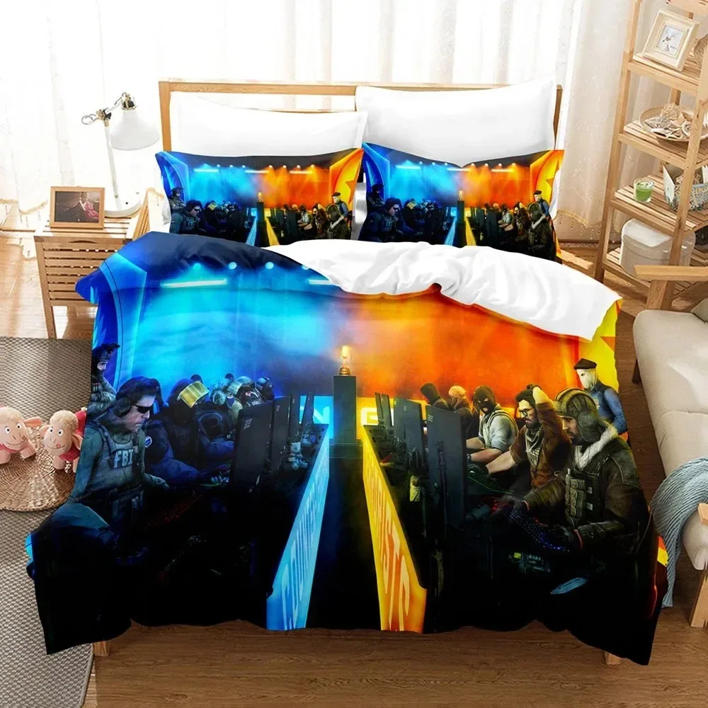 

Shooting Game Csgo 3D NEW Duvet Cover Pillowcase Bedding Set Adult Boy Girl Bedroom Decoration Children Single Double Large