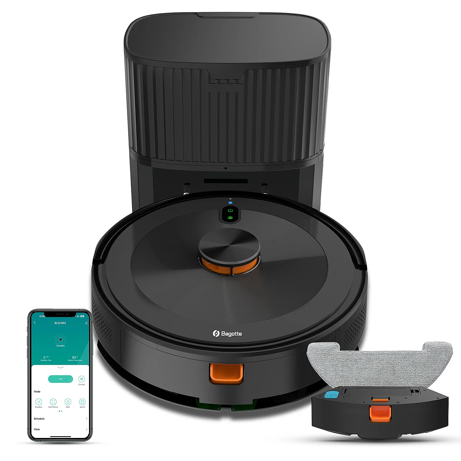 New Arrival Intelligent LDS Laser Navigation Robot Vacuum Cleaner Self Emptying Wi-Fi Alexa Home Appliance Vacuum Cleaner