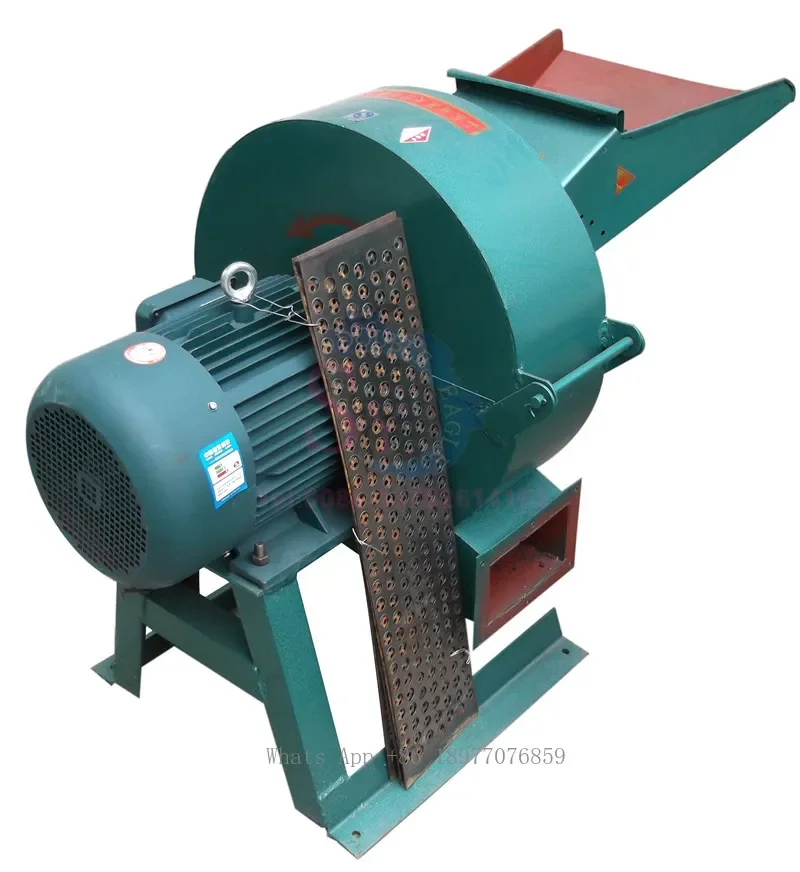 Household Small Multifunction Dry Corn Straw Crusher Machine Grain Stalk Hay Feed Grinding Mill Used For Pig Sheep Chicken