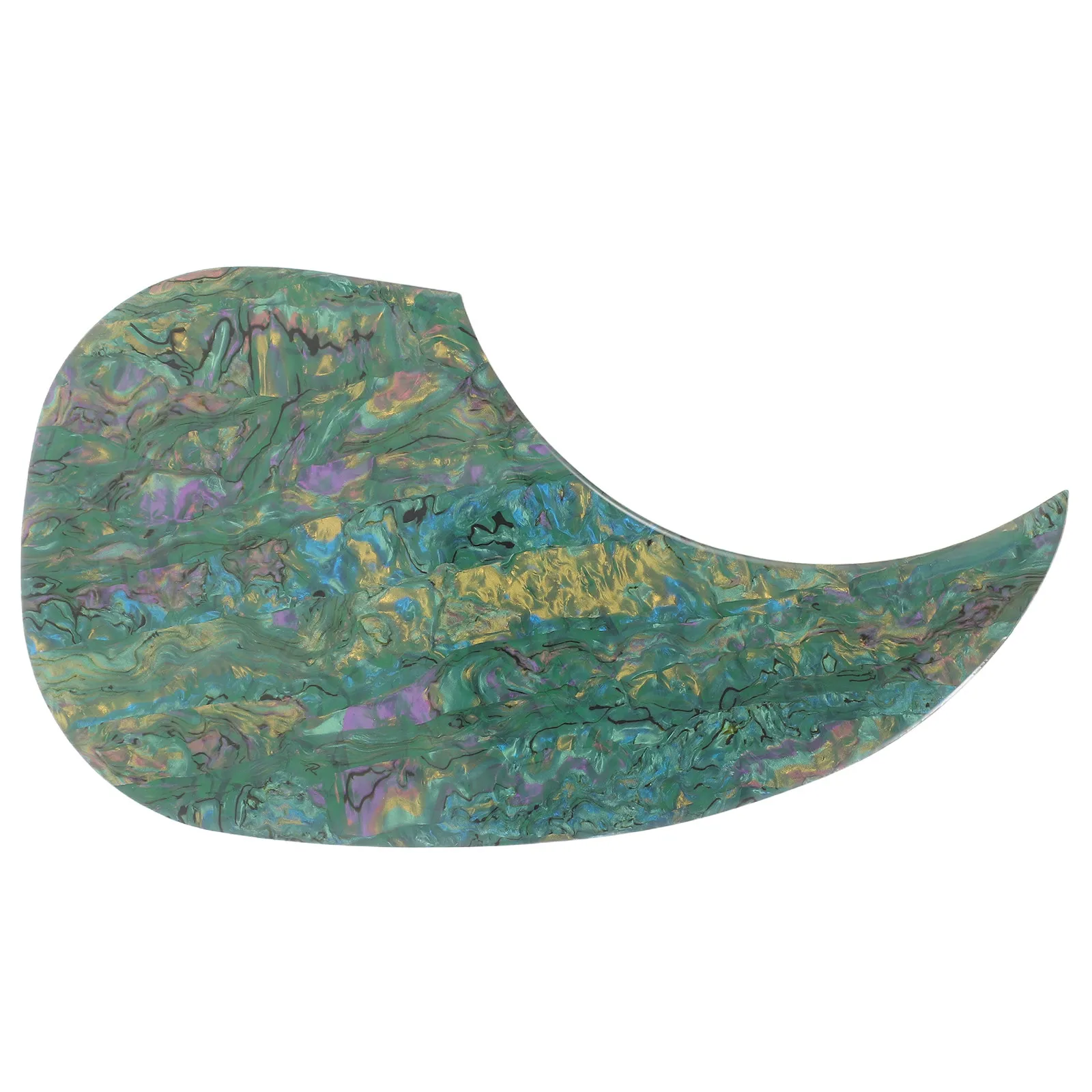 2Pack Guitar Pickguard Adhesive Shape Acoustic Scratch 2Mm Thick Non- Matte Sticker Folk Instrument