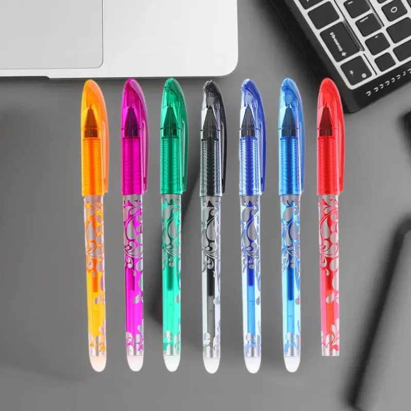 

Коробка из 12 разноцветных стираемых гелевых ручек со средними наконечниками диаметром 0,5 мм, подходит для ежедневного использования и офисного применения.