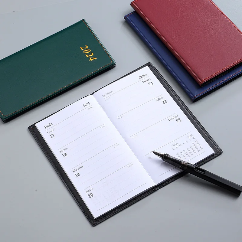 Organisatorische Hulpmiddelen 2024 Kalender Weekplanner Maandelijkse Planner 2024 Engelse Kalenderefficiëntie Handmatig Spaans Weekplan