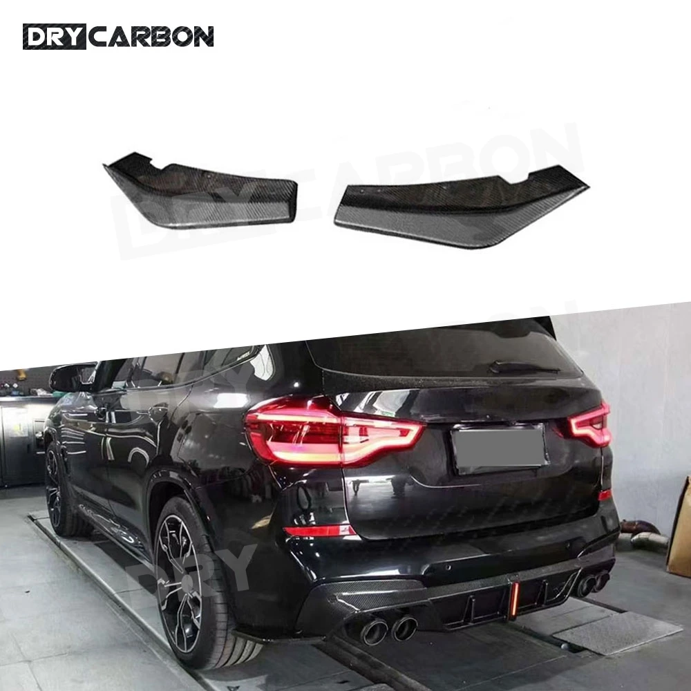 

Задний бампер из углеродного волокна, лезвия, разветвители для BMW X3M F97 2018-2021, задний диффузор, подбородок, комплекты кузова FRP