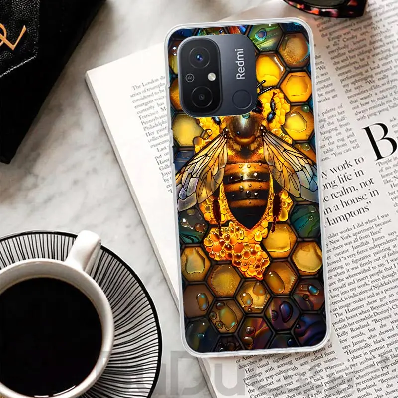 Bee Keeping Honey Animal Cover For Xiaomi Redmi 12 12C 10 10C 9 9C 9T 9A Phone Case 10A 8A 8 7A 7 6A 6 Pro K70 K60 K20 K40 Print