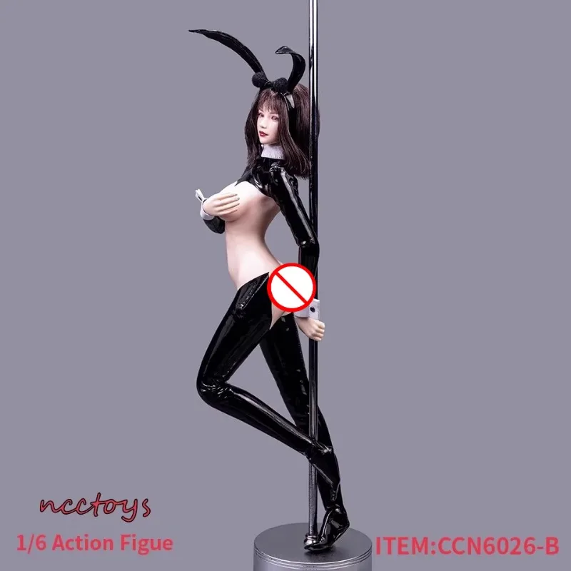 【2025 ไตรมาสที่ 1】CCN6026 ชุดบอดี้สูทแนบเนื้อแบบเซ็กซี่สไตล์สาวกระต่าย ขนาด 1/6 สำหรับฟิกเกอร์แอคชั่น TBL ขนาด 12 นิ้ว