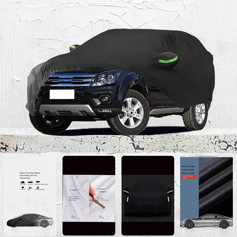 

For Haval h5s fit Outdoor Protection Full Car Covers Snow Cover Sunshade Waterproof Dustproof Exterior Car cover Black